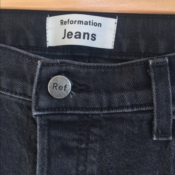 Reformation washed black jeans - Picture 3 of 5